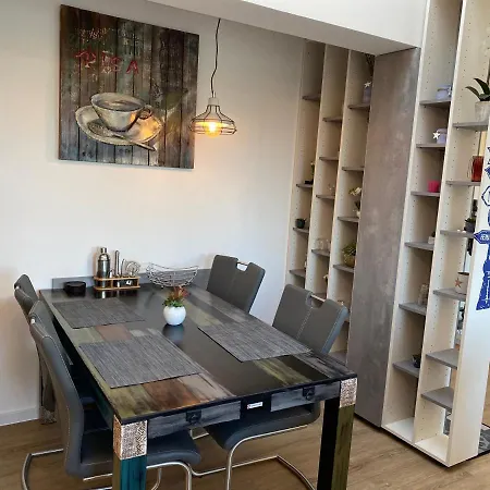 公寓 Loftappartement Sundowner Mit Fantastischem Meerblick In Prora 宾茨
