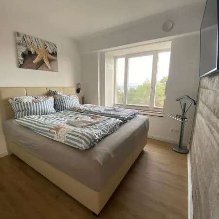 公寓 Loftappartement Sundowner Mit Fantastischem Meerblick In Prora 宾茨