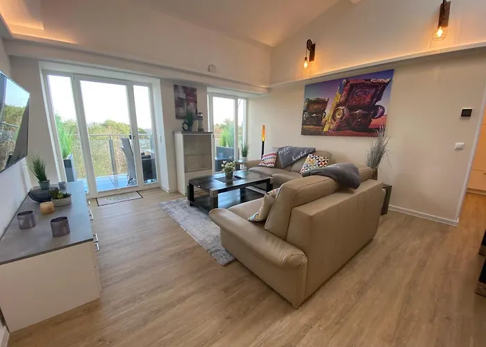 Apartment Loftappartement Sundowner Mit Fantastischem Meerblick In Prora Binz